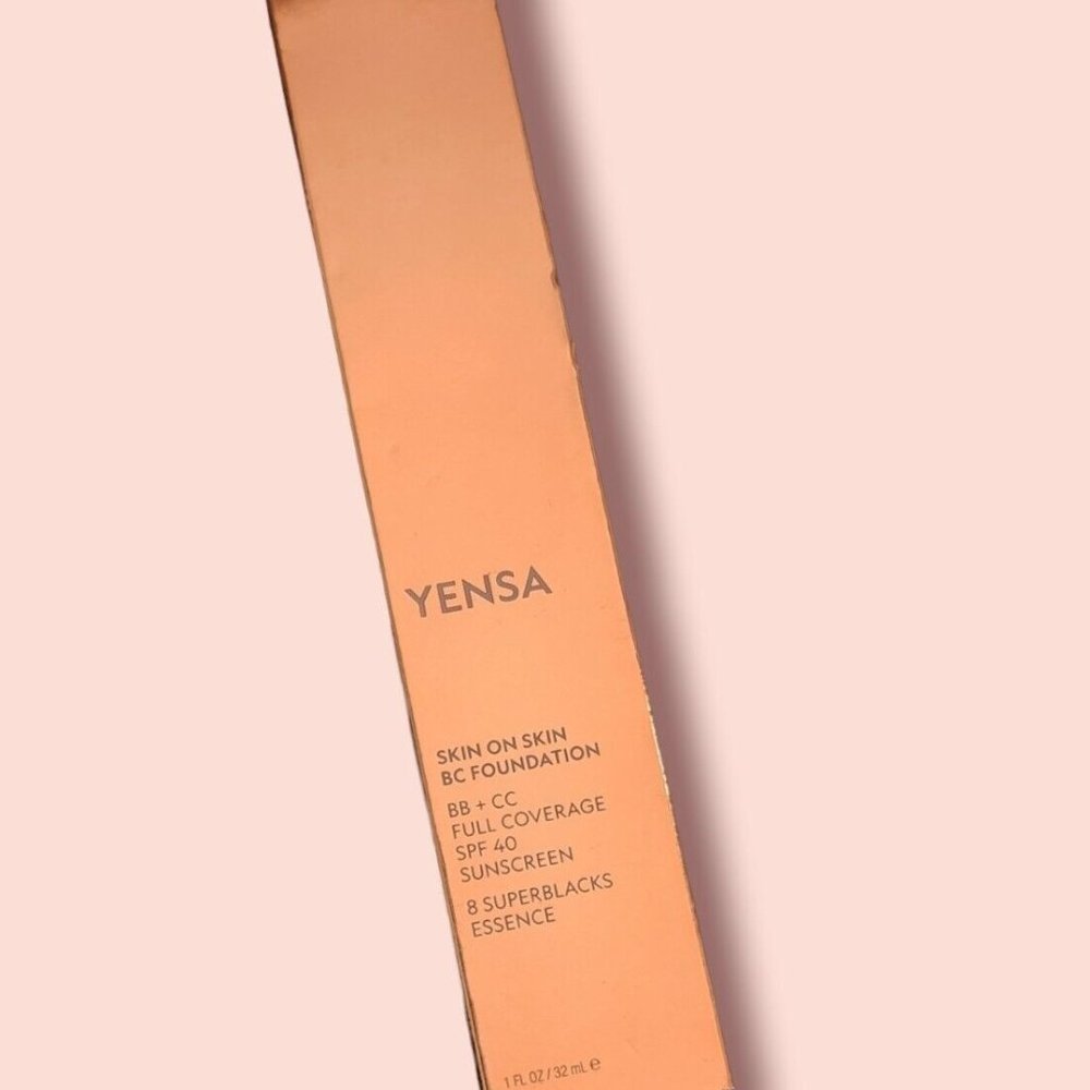 YENSA BC Foundation  BB + CC Full Coverage SPF 40 -1.0oz 32mL Deep Cool